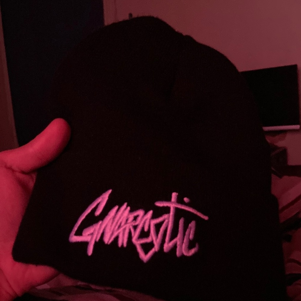 brand new gnarcotic beanie never been worn before worth $60 inky want $32